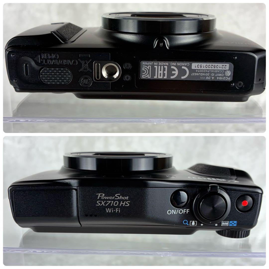美品 付属品完備 Canon PowerShot SX710 HS ブラック 黒