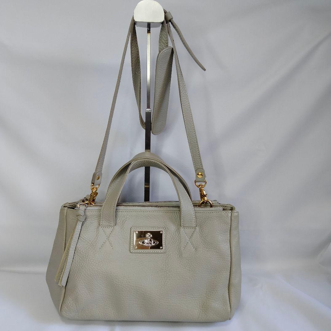 ヴィヴィアンウエストウッド ショルダーバッグ ハンドバッグ グレー オーブ