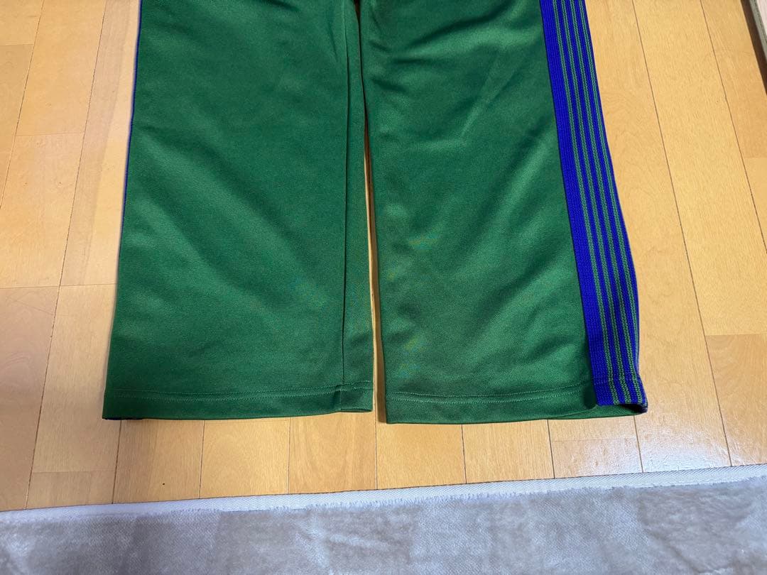 【名作カラー】Needles トラックパンツ ストレート アイビーグリーン M