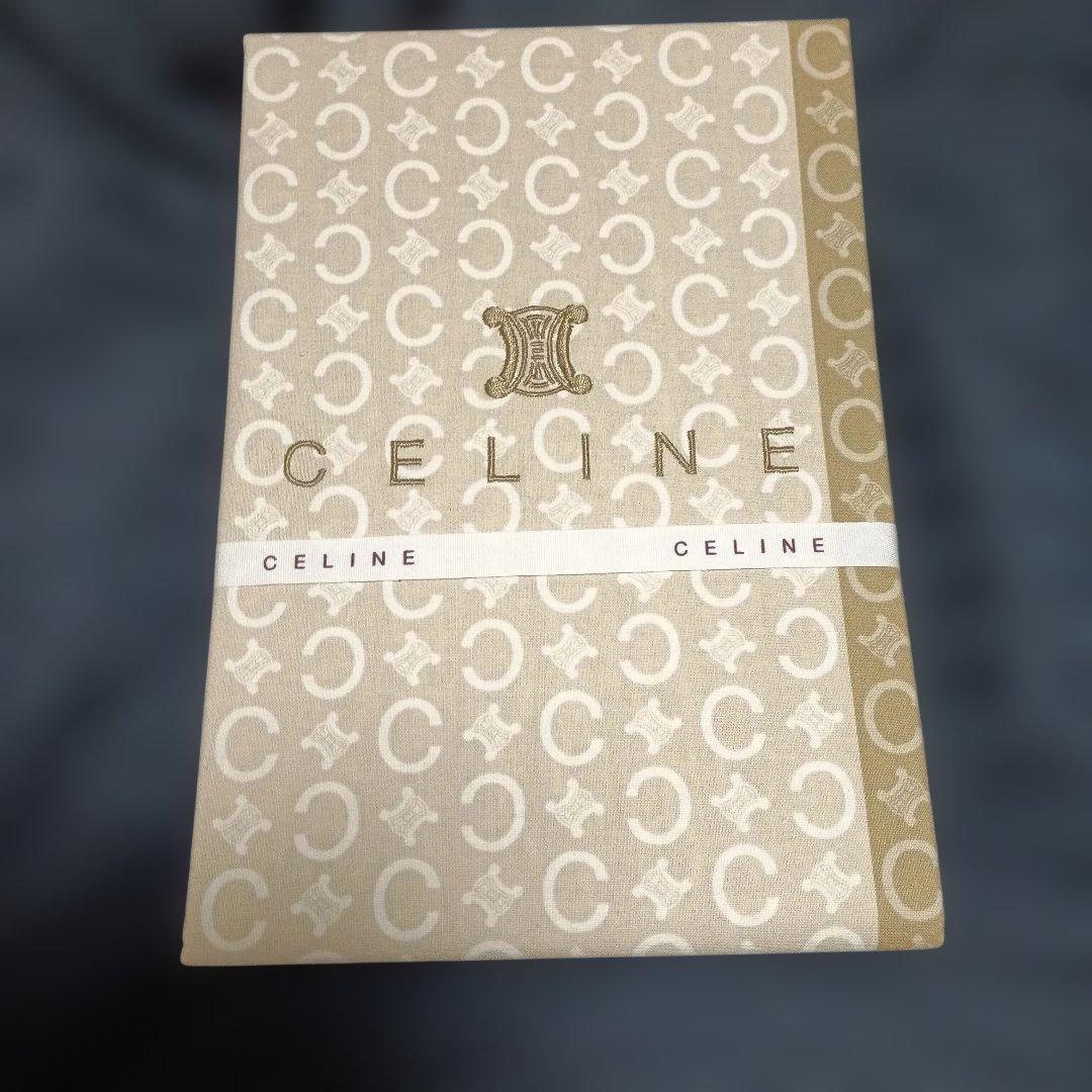 新品・未使用・箱付き★CELINE　セリーヌ★ロゴ入りフラットシーツ2枚セット