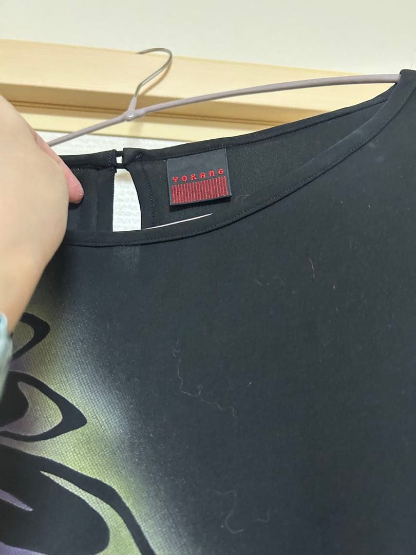 ヨーカン⭐︎カンムリワシ柄ドルマンワンピース　yokang