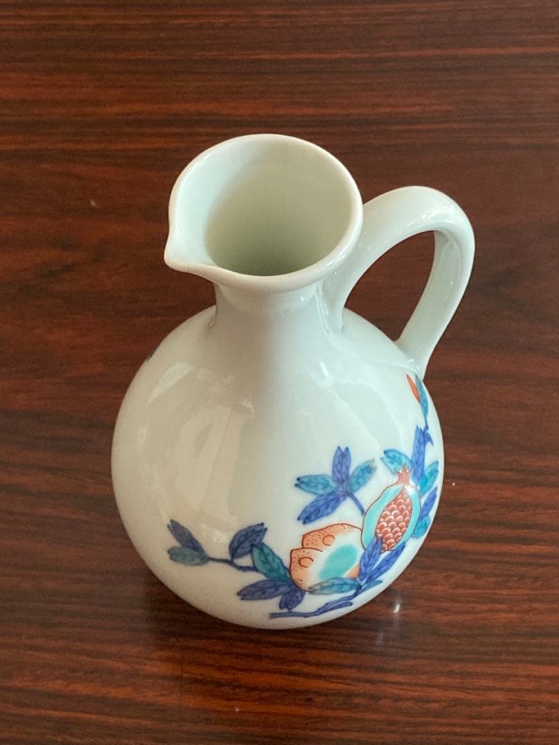 今右衛門　錦柘榴絵酒器