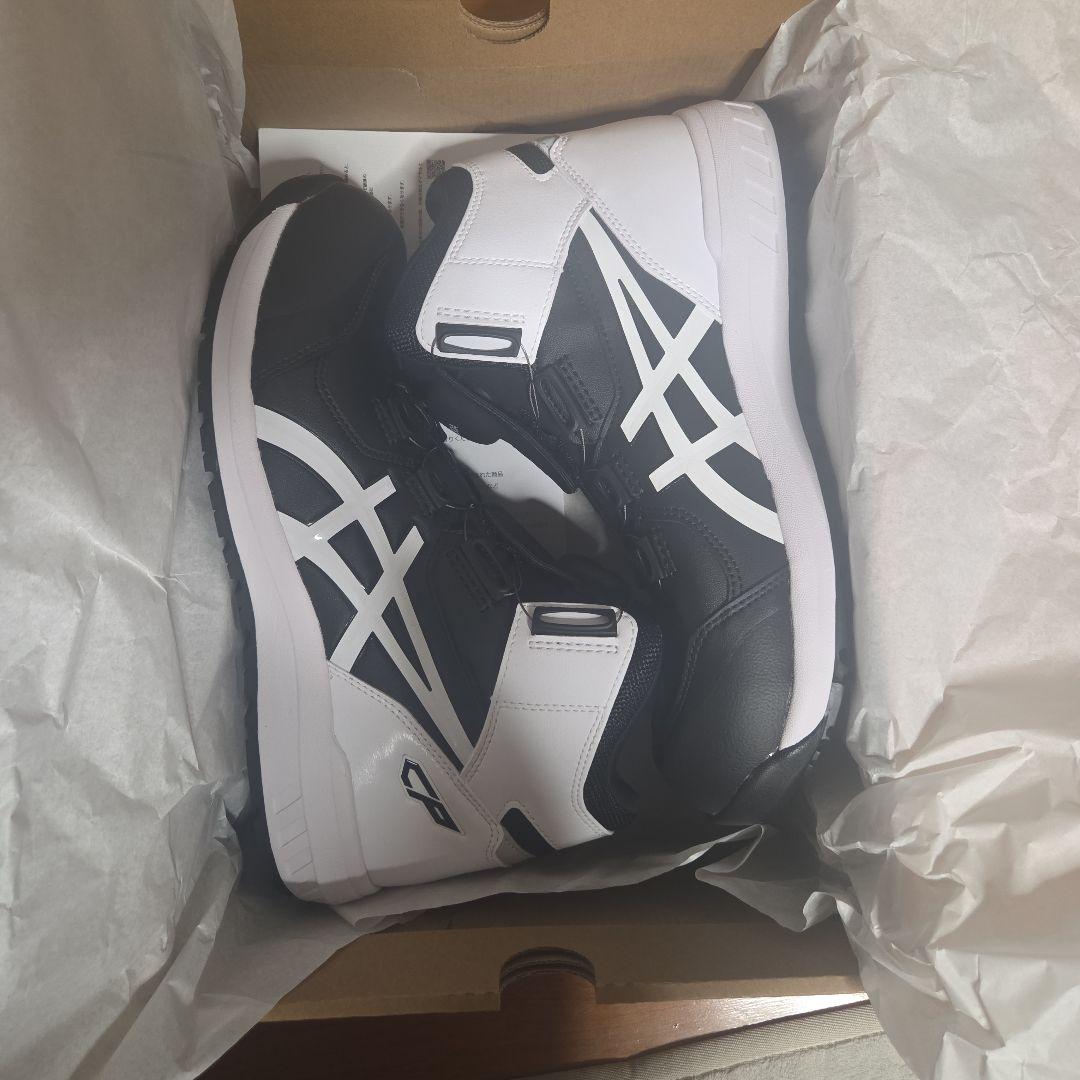 「新品」asics BOA 安全靴 26.5cm 黒/白