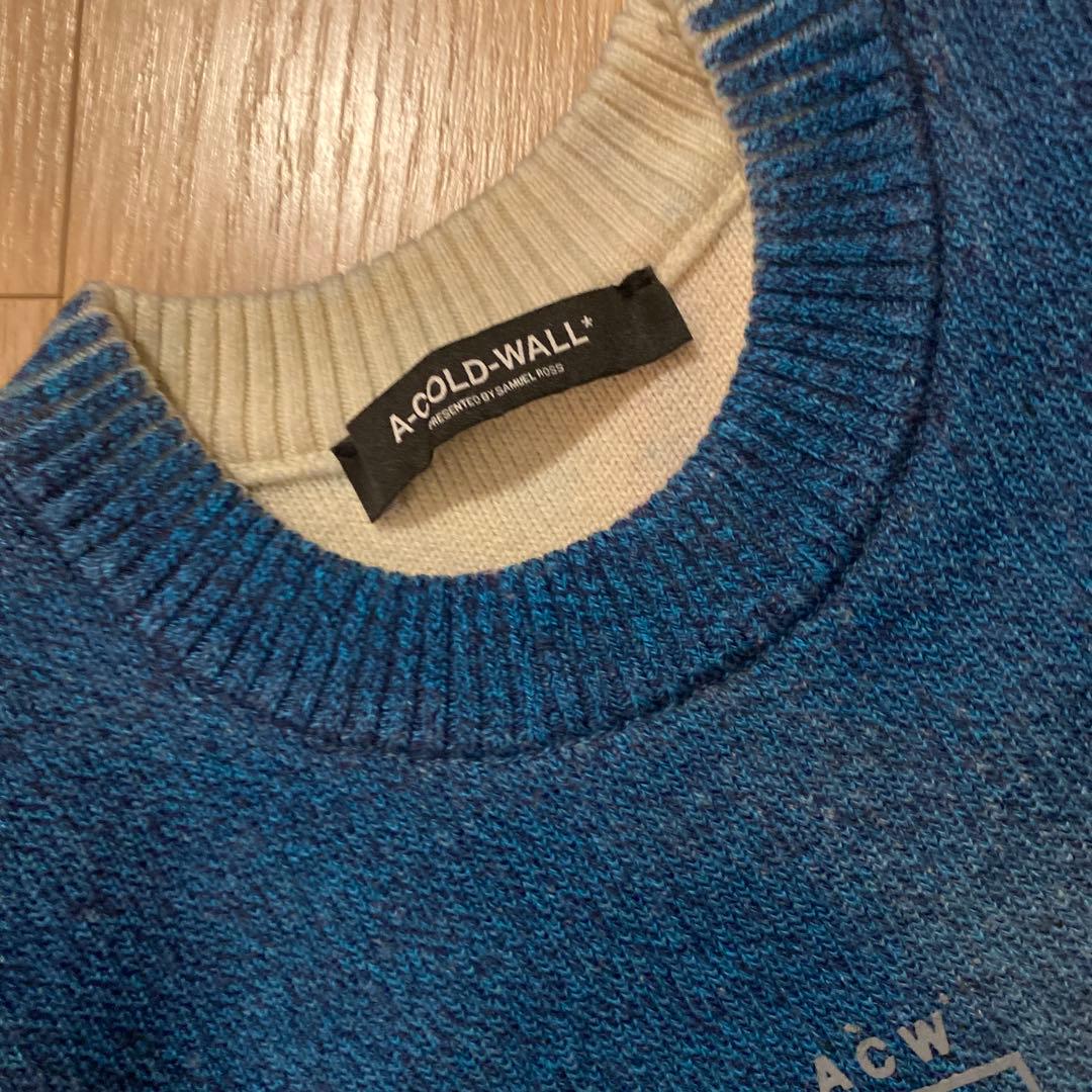 A-COLD-WALL* グラデーションニット セーター ロゴ入り S ACW