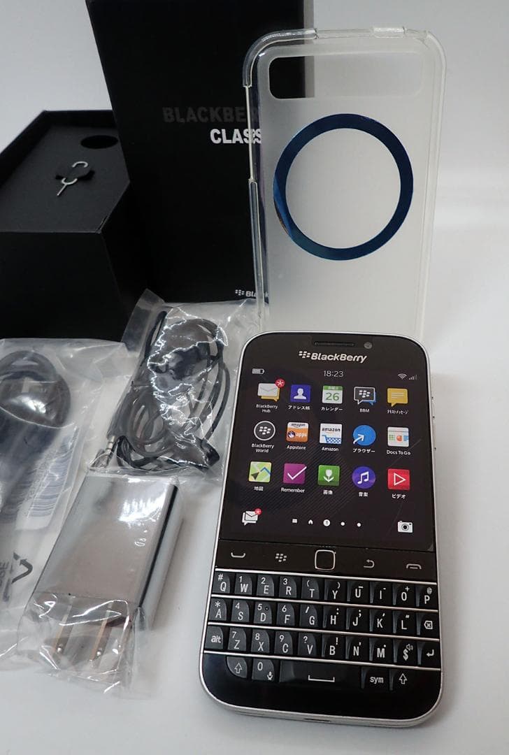 超美品！ BlackBerry Q20 Classic ブラック 技適有り