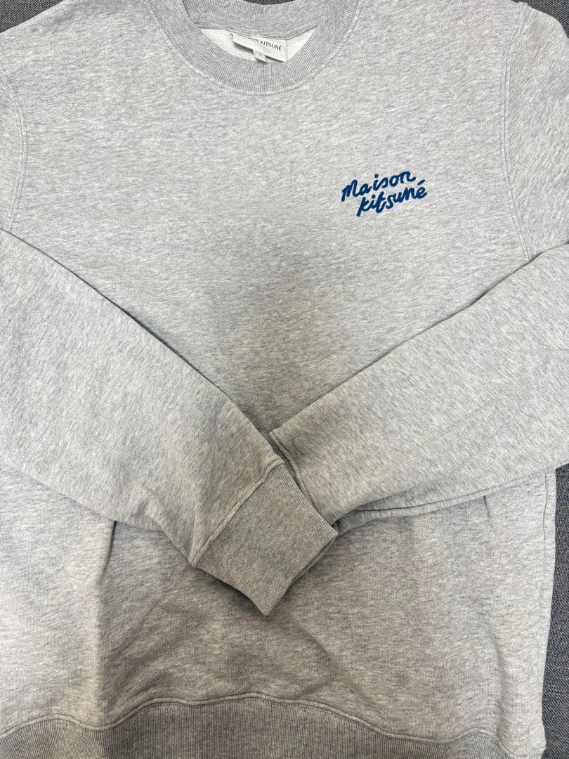 MAISON KITSUNÉ グレー トレーナー S