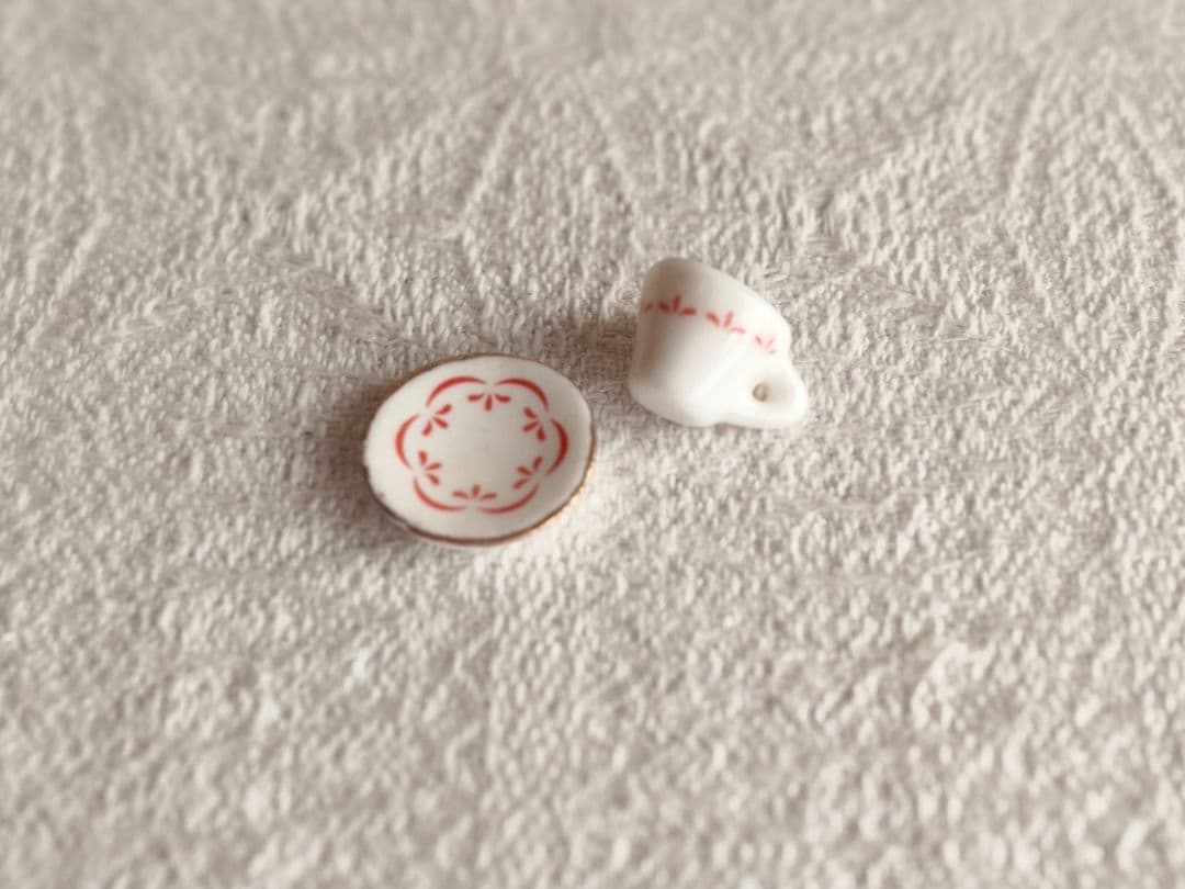 【チョコメルさま】vintage parts ୨୧ * 陶器の小さな 手 ハンド