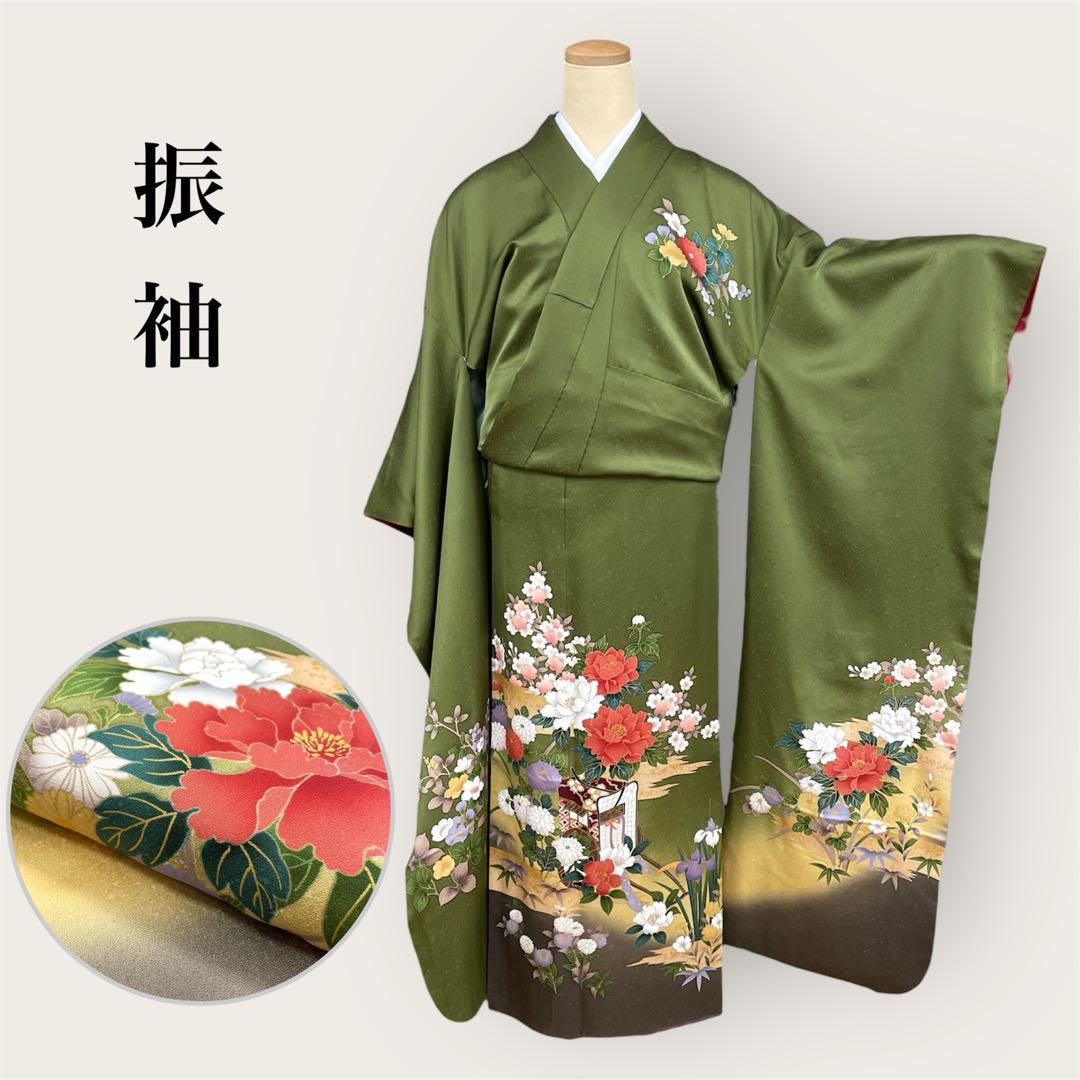 ◎mk-2023　美品　振袖　　　1-22