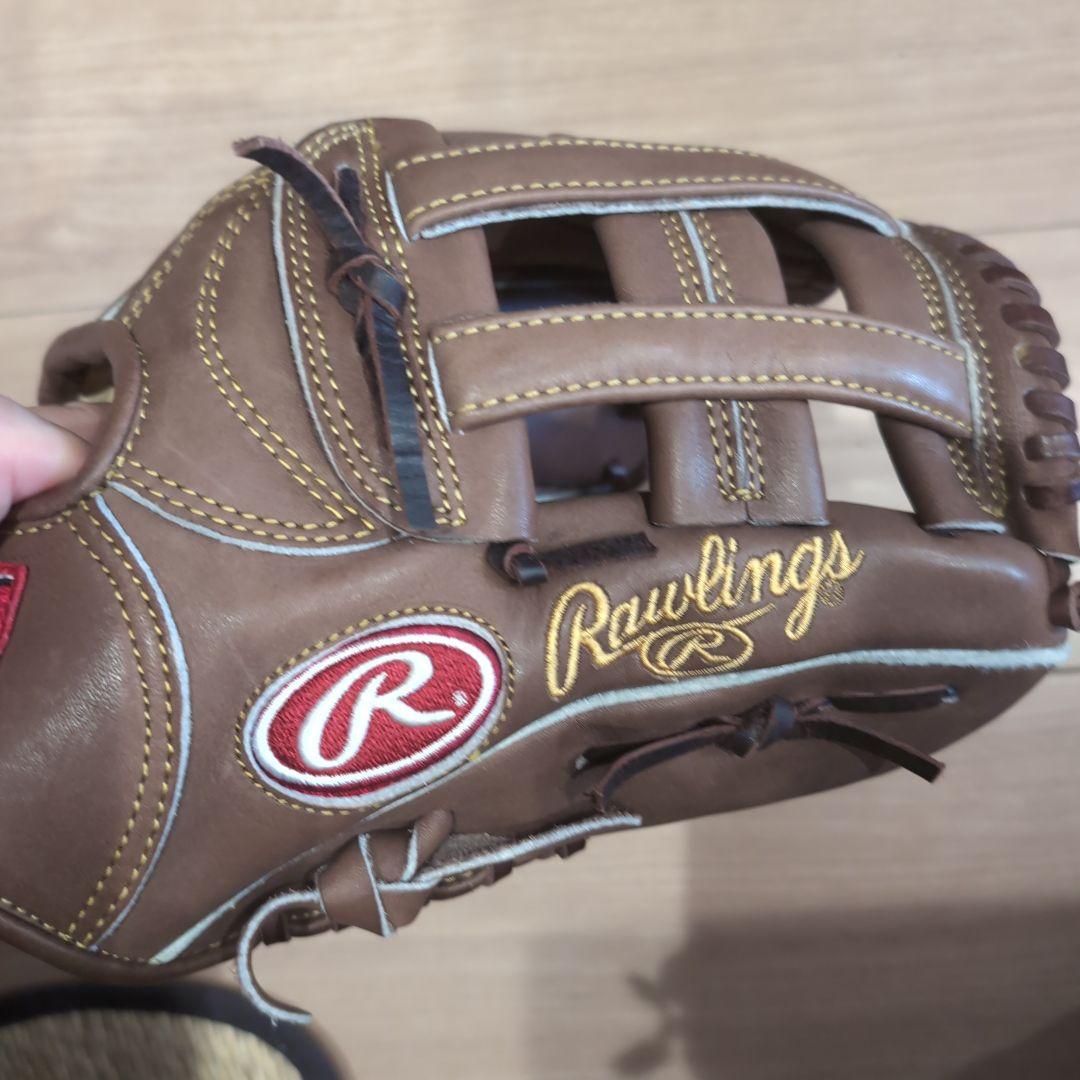 週末限定値下げ　Rawlings ローリングス軟式グラブ　内野手ブラウングローブ