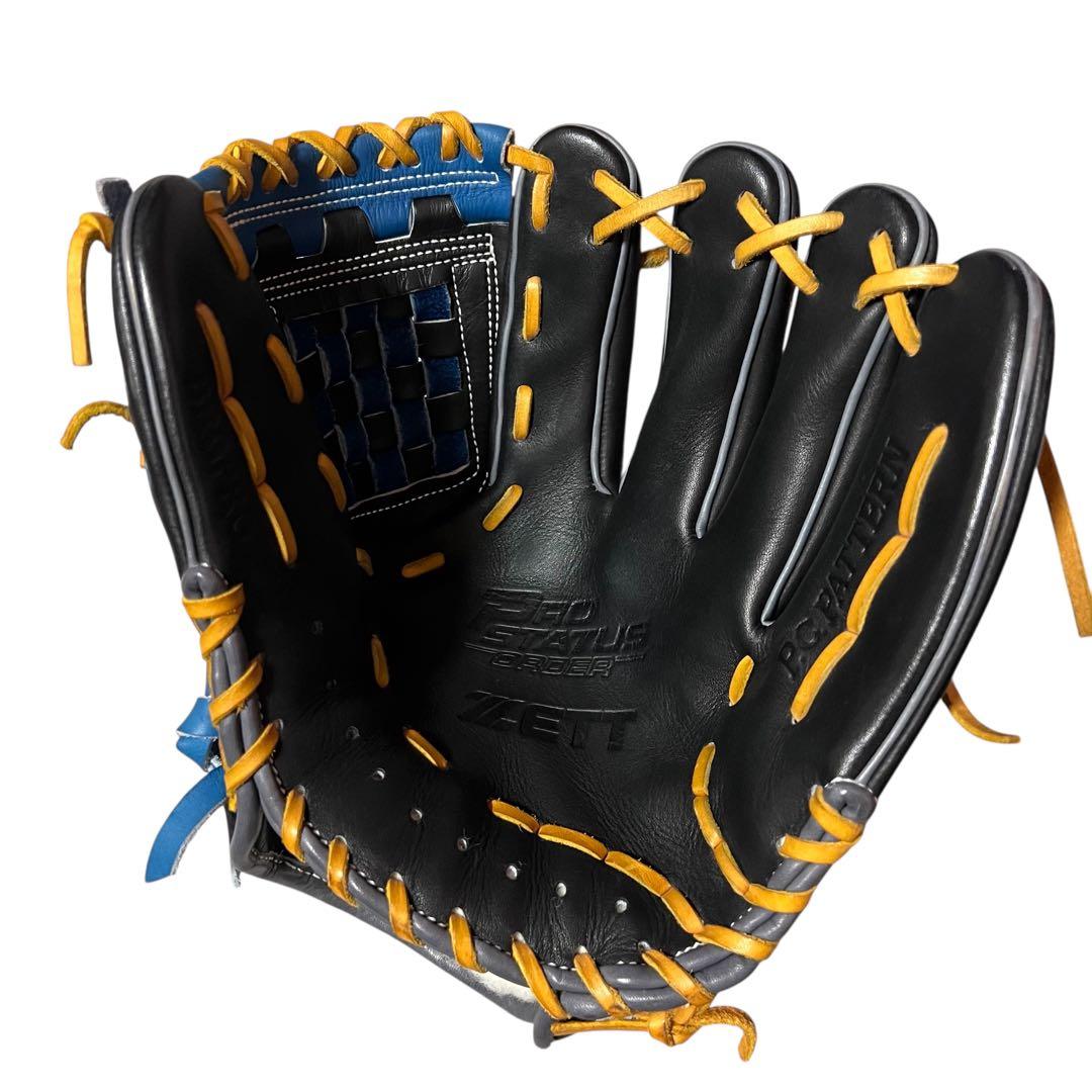 美品 ZETT 軟式 内野 グローブ 源田 モデル ゼット BRGPRO