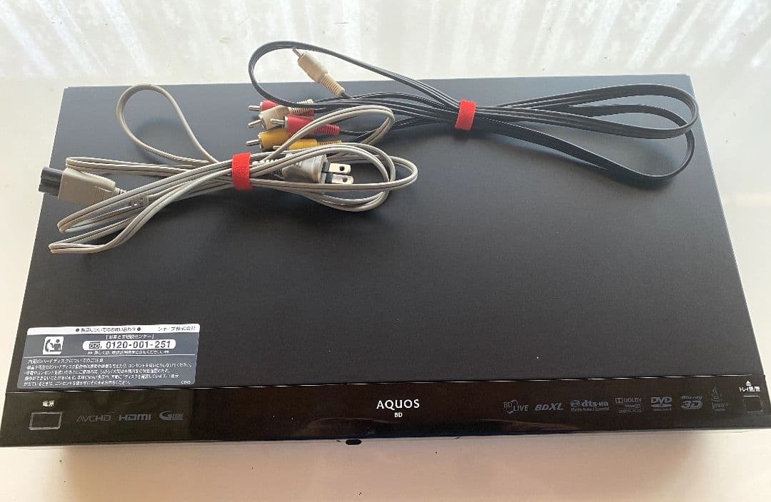 SHARP AQUOS　Blu-ray Disc recorder レコーダー