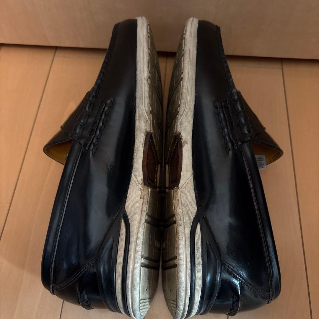 VISVIM FABRO FOLK BLACK US10 ローファー