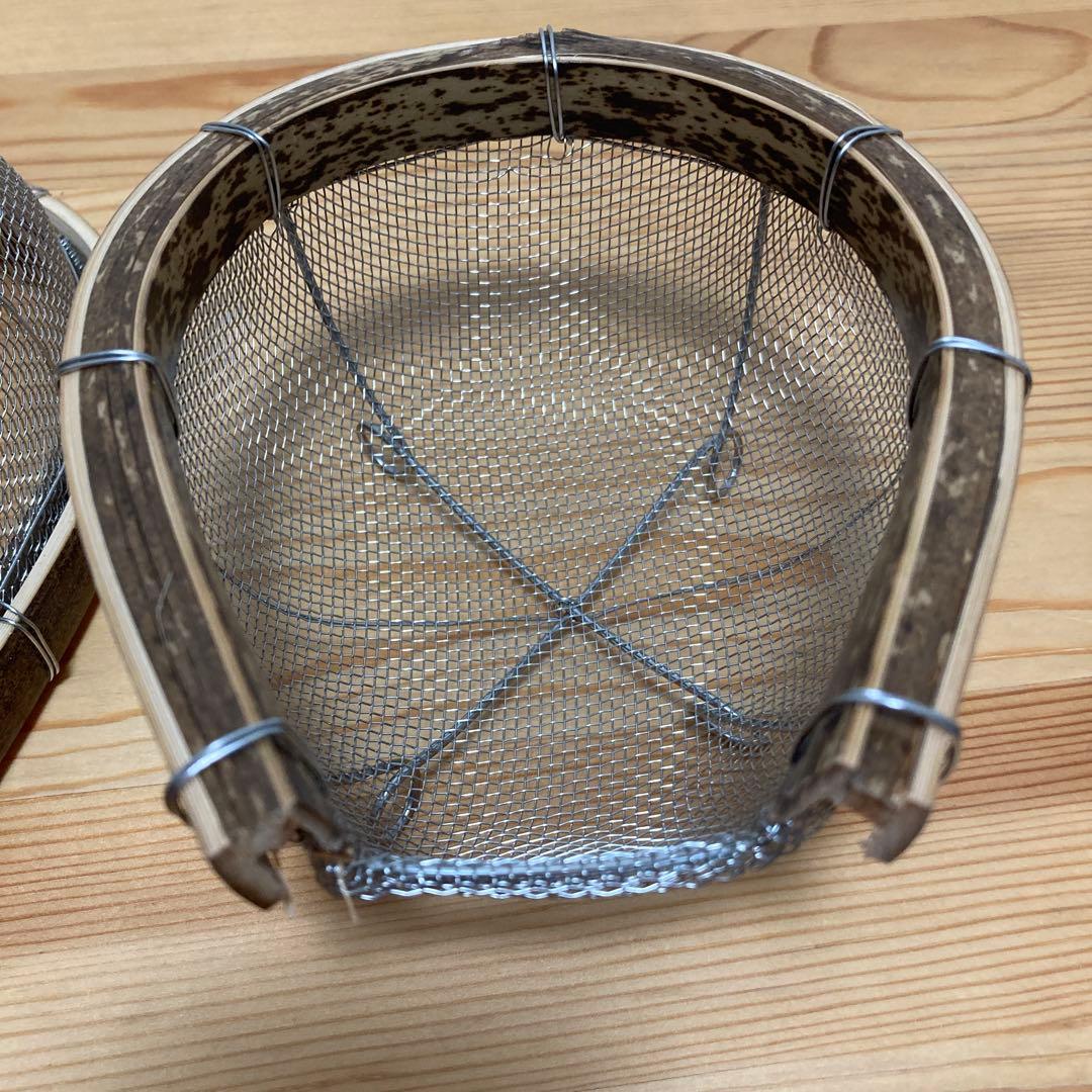 廃盤　虎竹　水切ステンレスざる　竹虎　希少　未使用　3個セット　ザル　竹細工