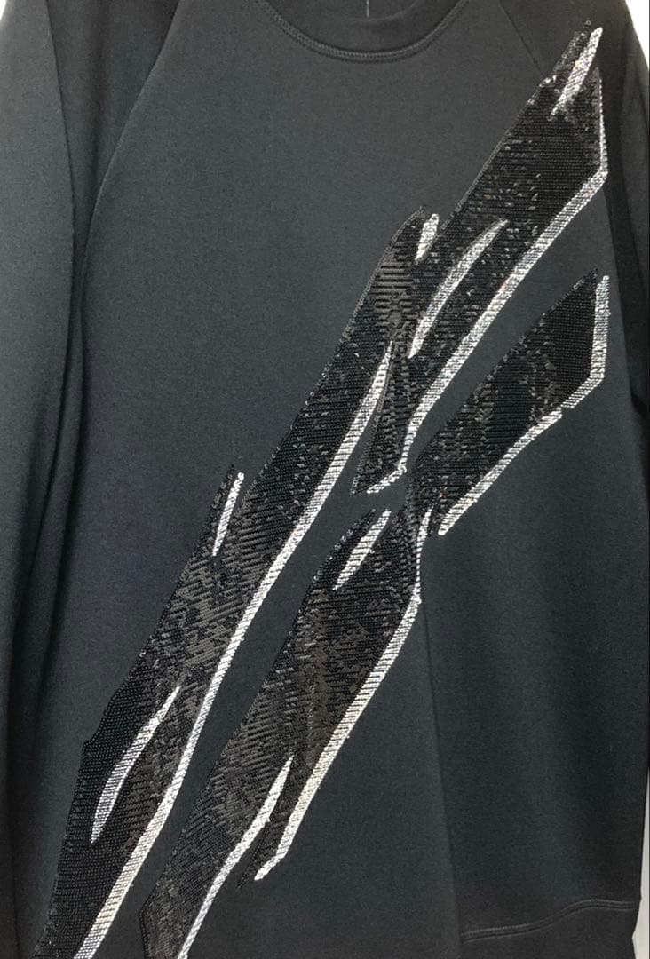 DSQUARED2 10分間試着のみゴージャス スパンコール スウェット L相当