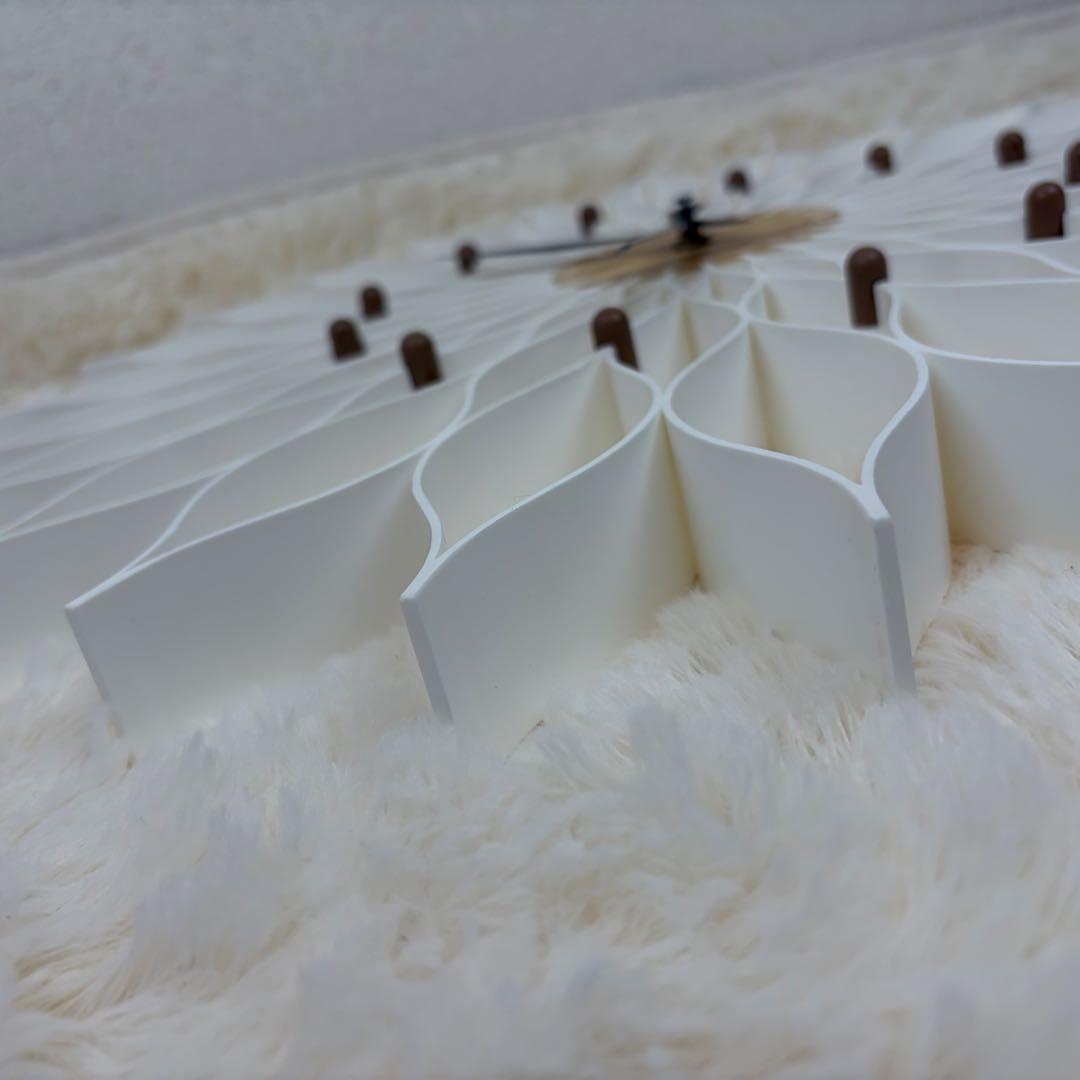 送料無料 Francfranc ルファール ホワイト 掛時計