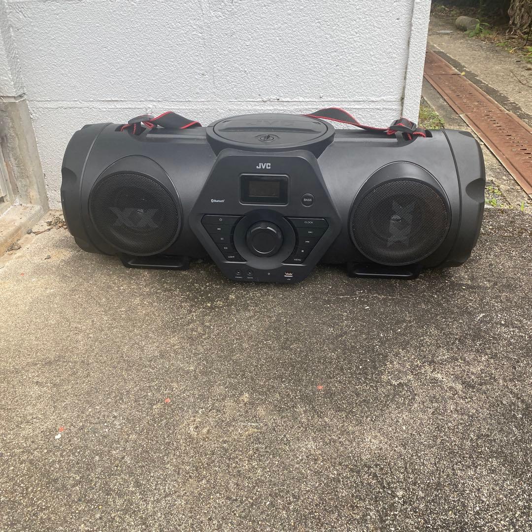 JVC ボックス型ラジカセ CDプレーヤー付き