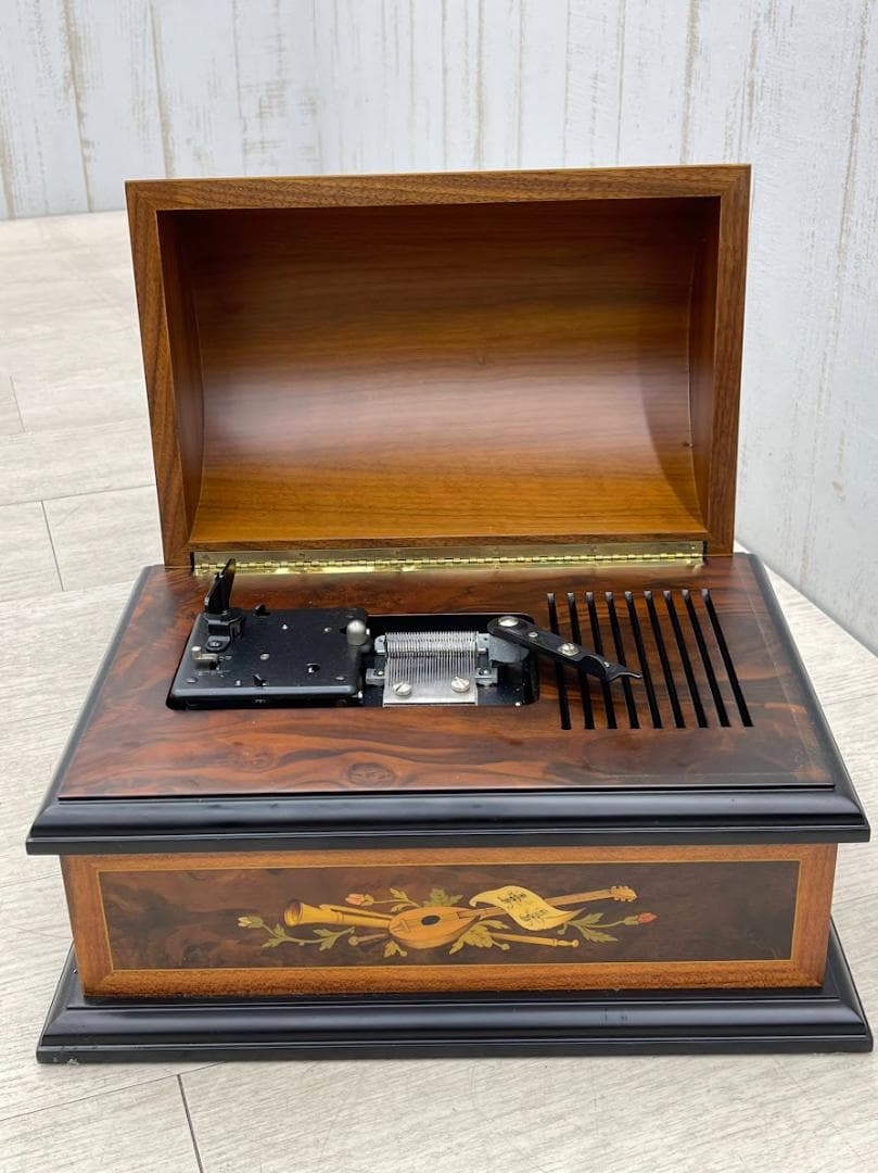 スイス リュージュ ディスクオルゴール Romance 象嵌 ディスク10枚