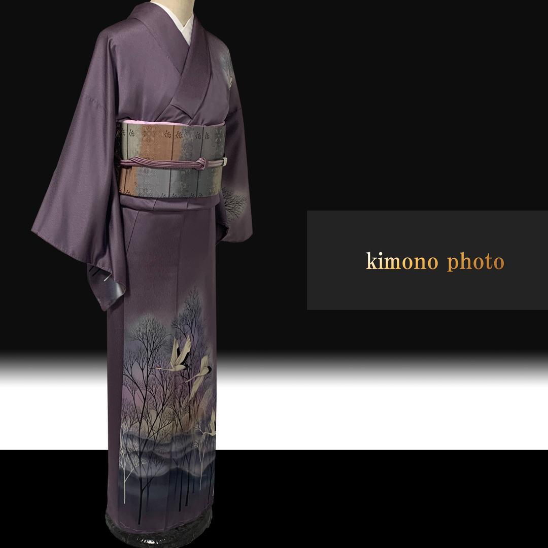 【新品、未使用】正絹【極上逸品】トールサイズ【手描き 友禅染】訪問着フルセット