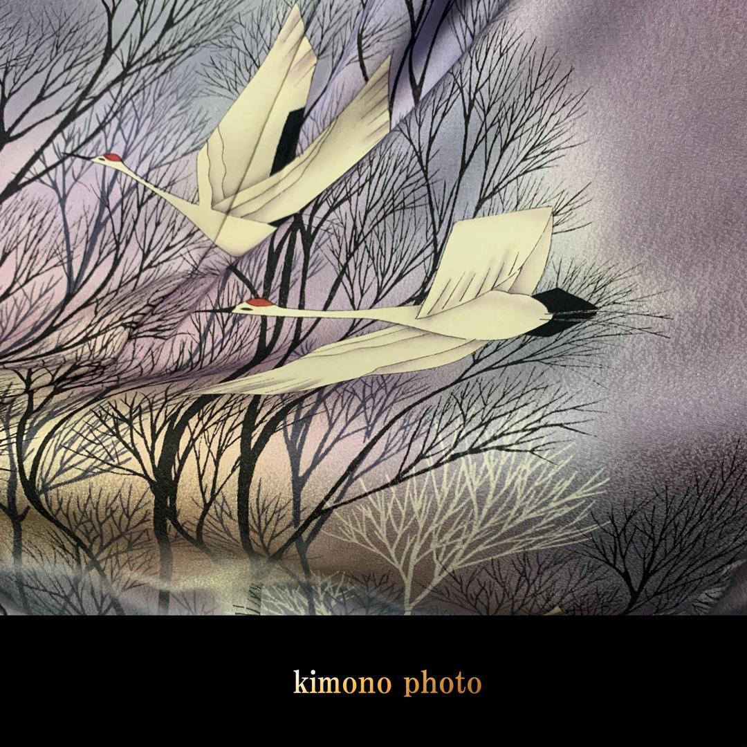 【新品、未使用】正絹【極上逸品】トールサイズ【手描き 友禅染】訪問着フルセット