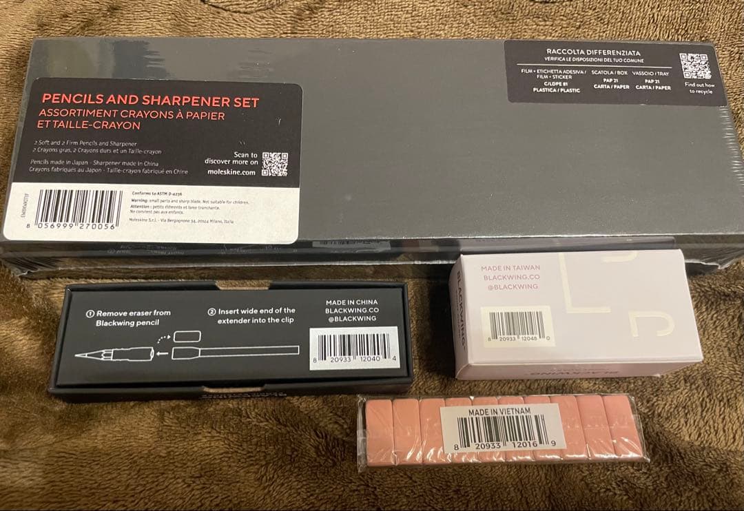 BLACKWINGブラックウィング モレスキン 鉛筆 シャープナー セット