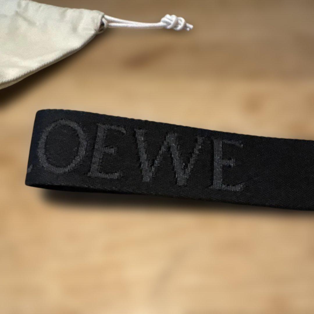 LOEWE レザー ショルダーバッグ ブラック