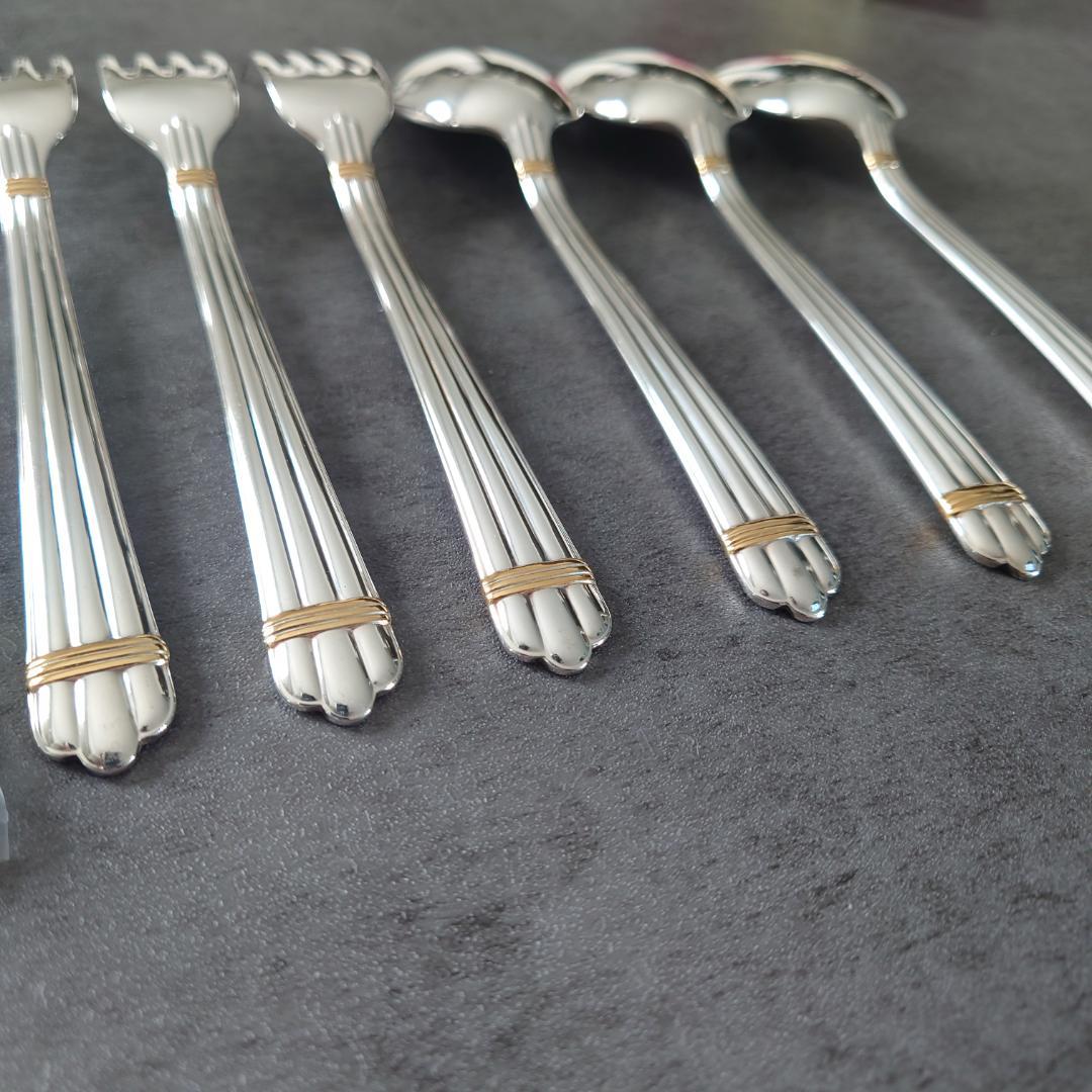 美品 クリストフル アリアゴールドリング デザートサイズ 未開封含む 9点