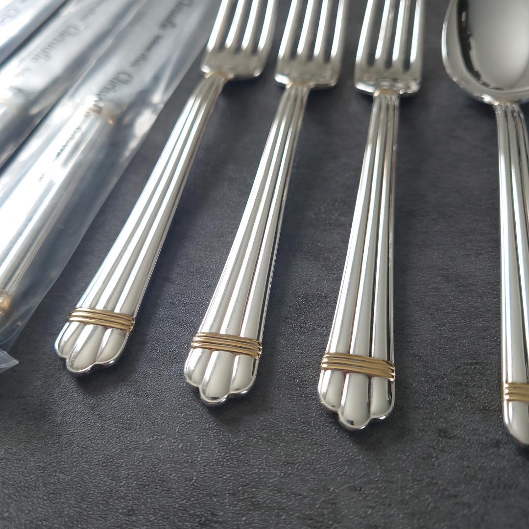 美品 クリストフル アリアゴールドリング デザートサイズ 未開封含む 9点