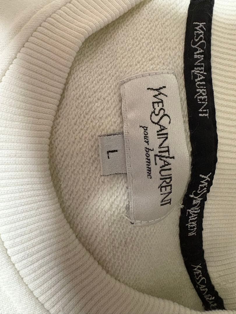 Yves Saint Laurent ロゴ刺繍 スウェット