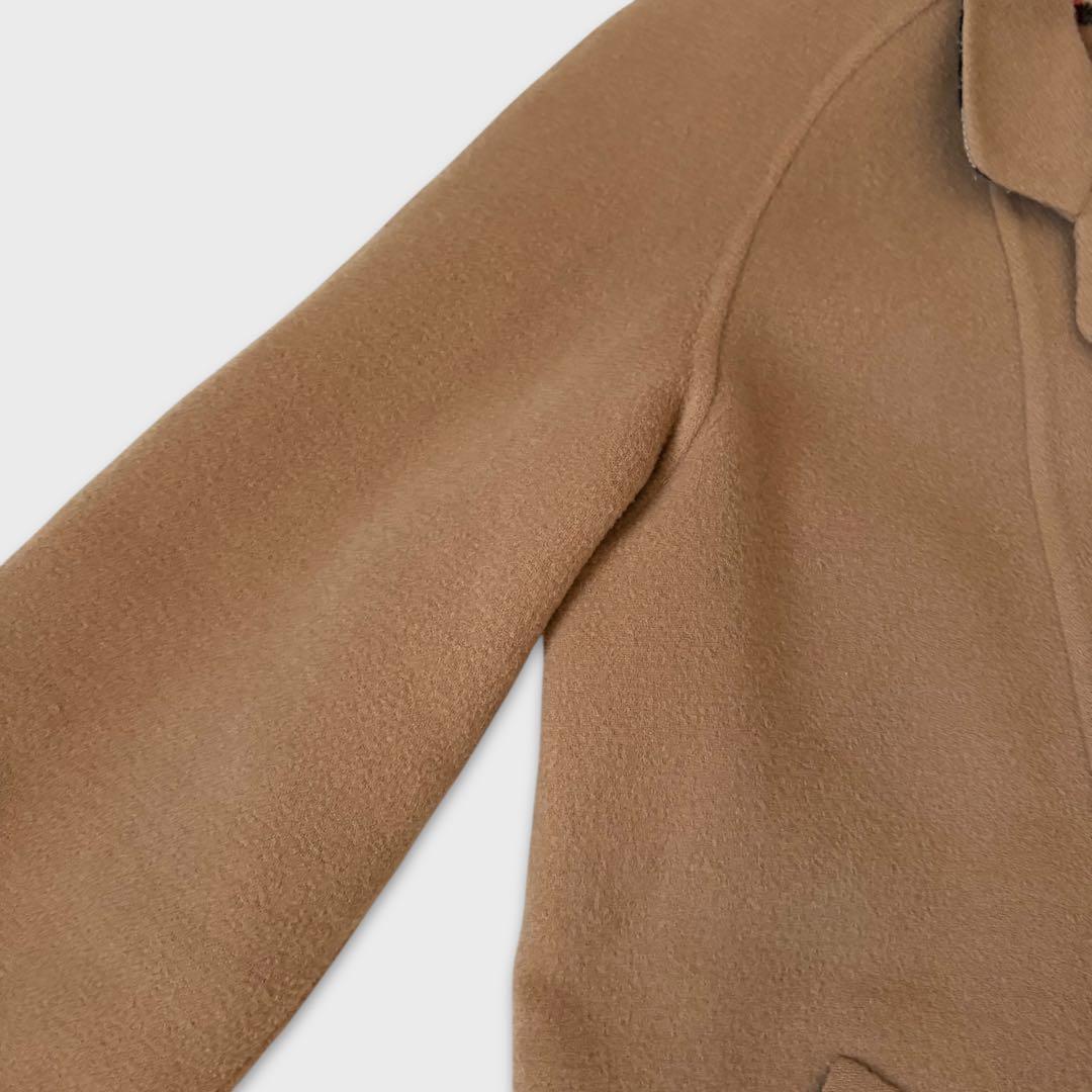 希少 バーバリーズ ダブルフェイス ノバチェック ウールコート L相当