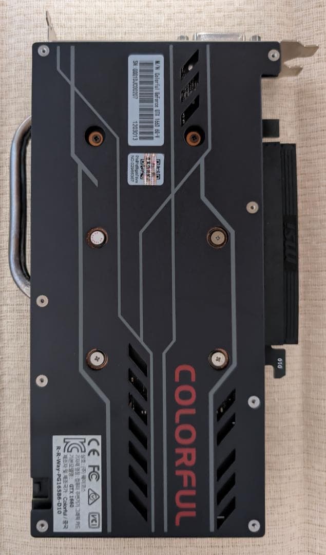 グラフィックボード・グラボ・ビデオカード COLORFUL GeForce GTX 1660 6G-V