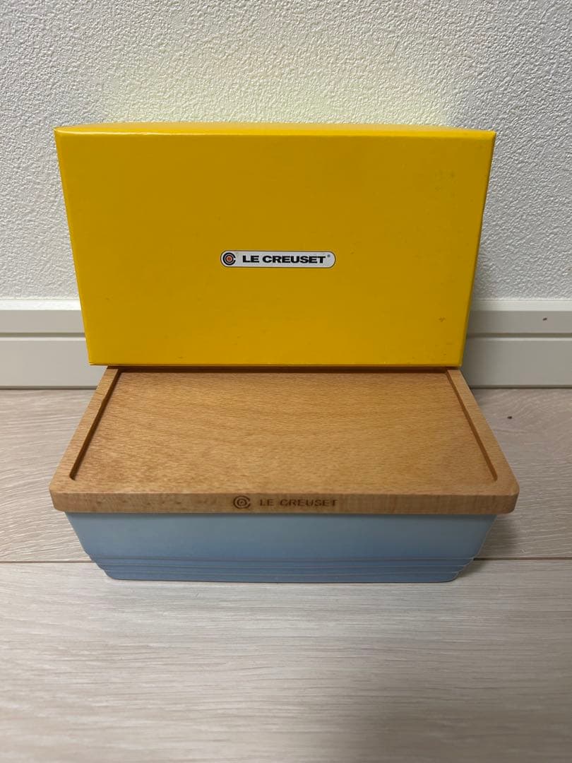 LE CREUSET 新品　バターケース コースタルブルー
