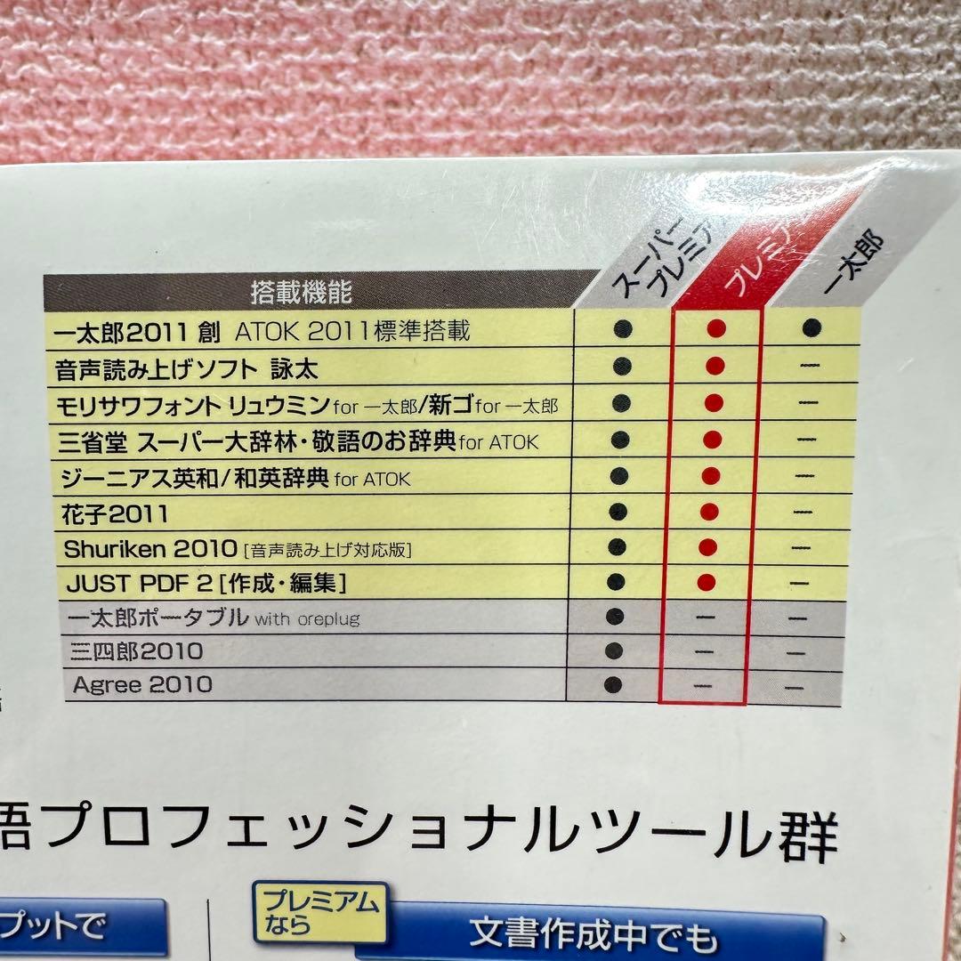 一太郎 2011 創 プレミアム モリサワフォント