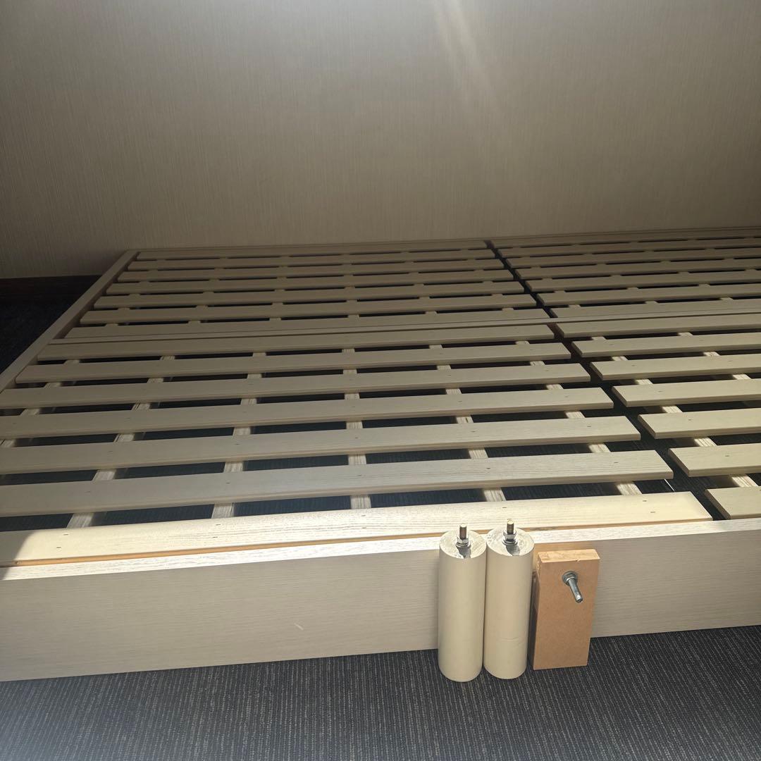 ニトリ ダブルベッドフレーム(EB-001 WW LEG/LOW)