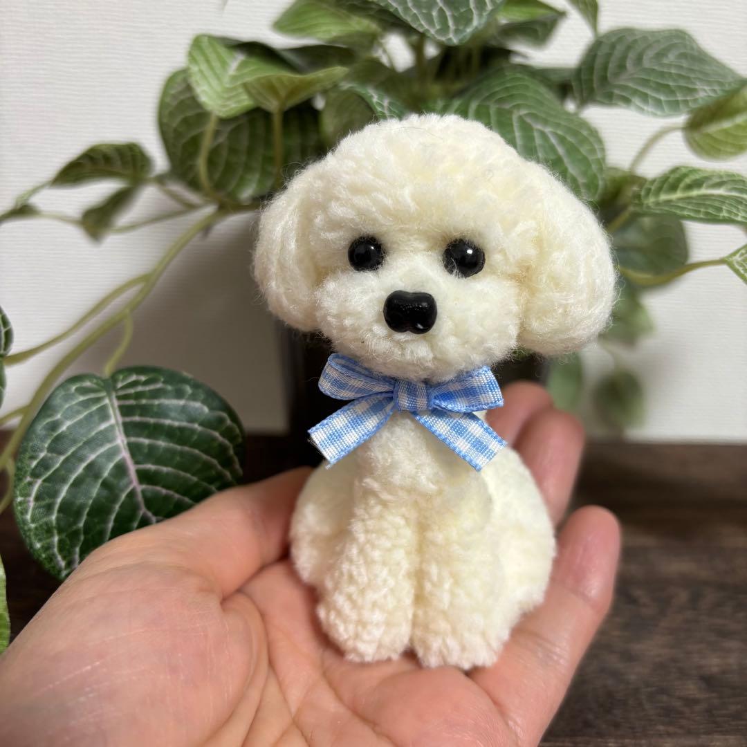 ★ちぃ　動物ぽんぽん　手のひらサイズのトイプードル