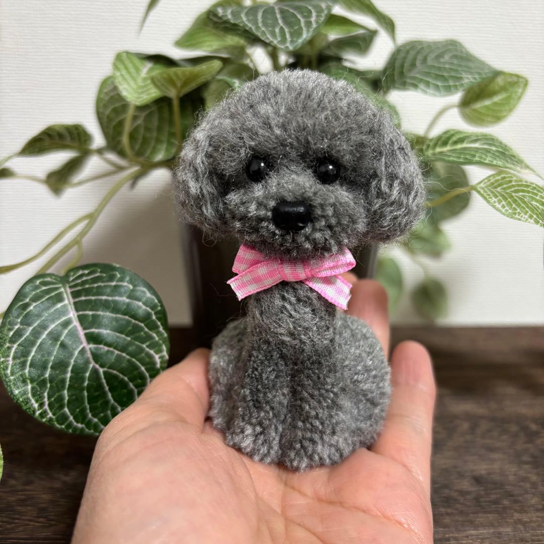★ちぃ　動物ぽんぽん　手のひらサイズのトイプードル