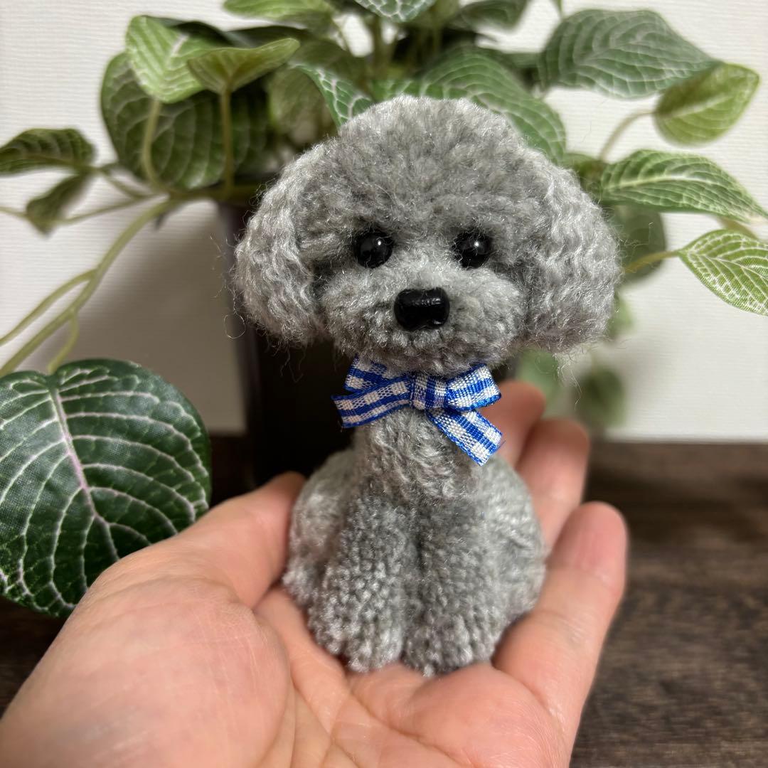 ★ちぃ　動物ぽんぽん　手のひらサイズのトイプードル
