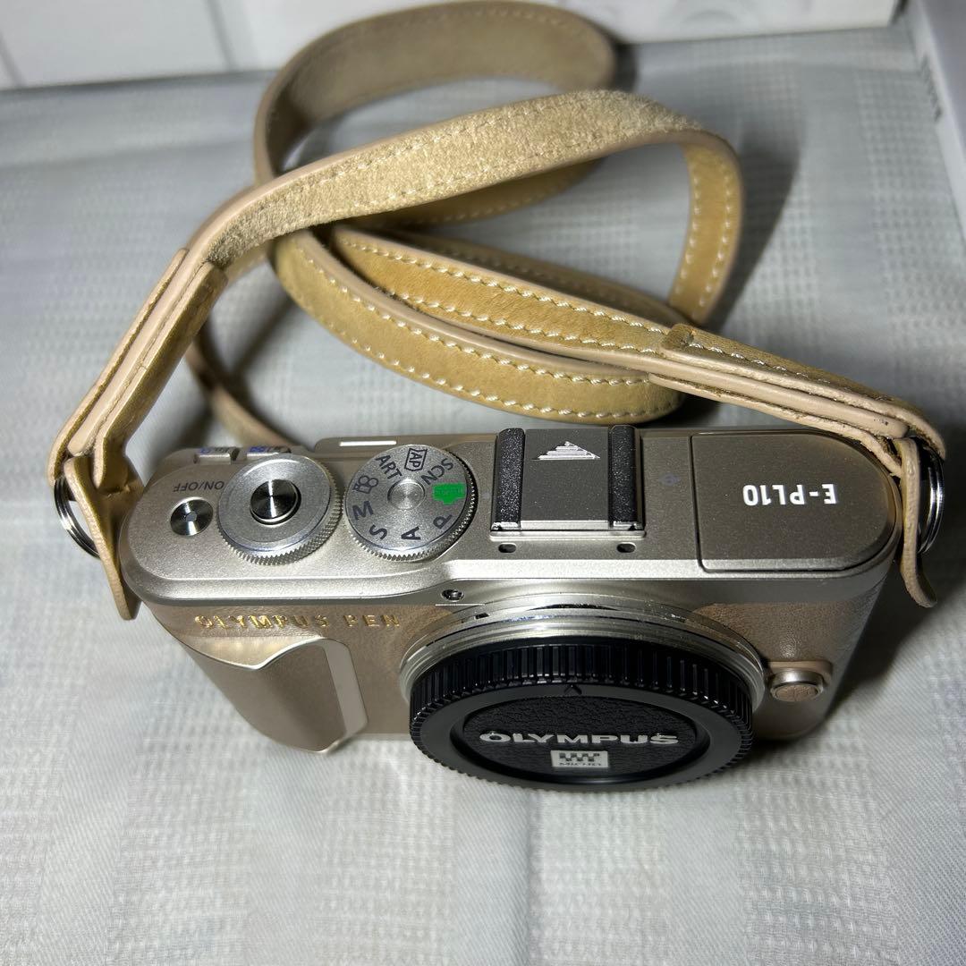 ★美品★ OLYMPUS オリンパス PEN E-PL10 ブラウン