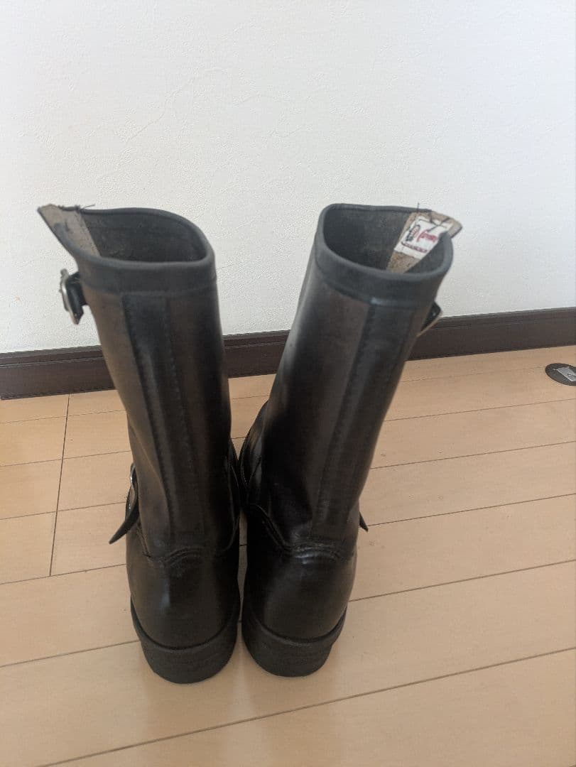 盆*栽様 Chippewa ブラック エンジニアブーツ　27863 サイズ　9