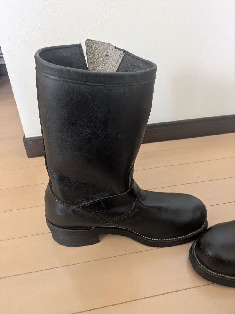 盆*栽様 Chippewa ブラック エンジニアブーツ　27863 サイズ　9