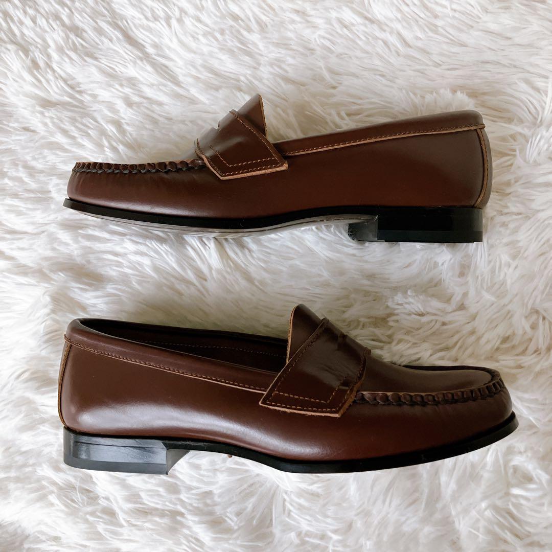 REGAL リーガル ローファー フレキシブル ブラウン23.5cm