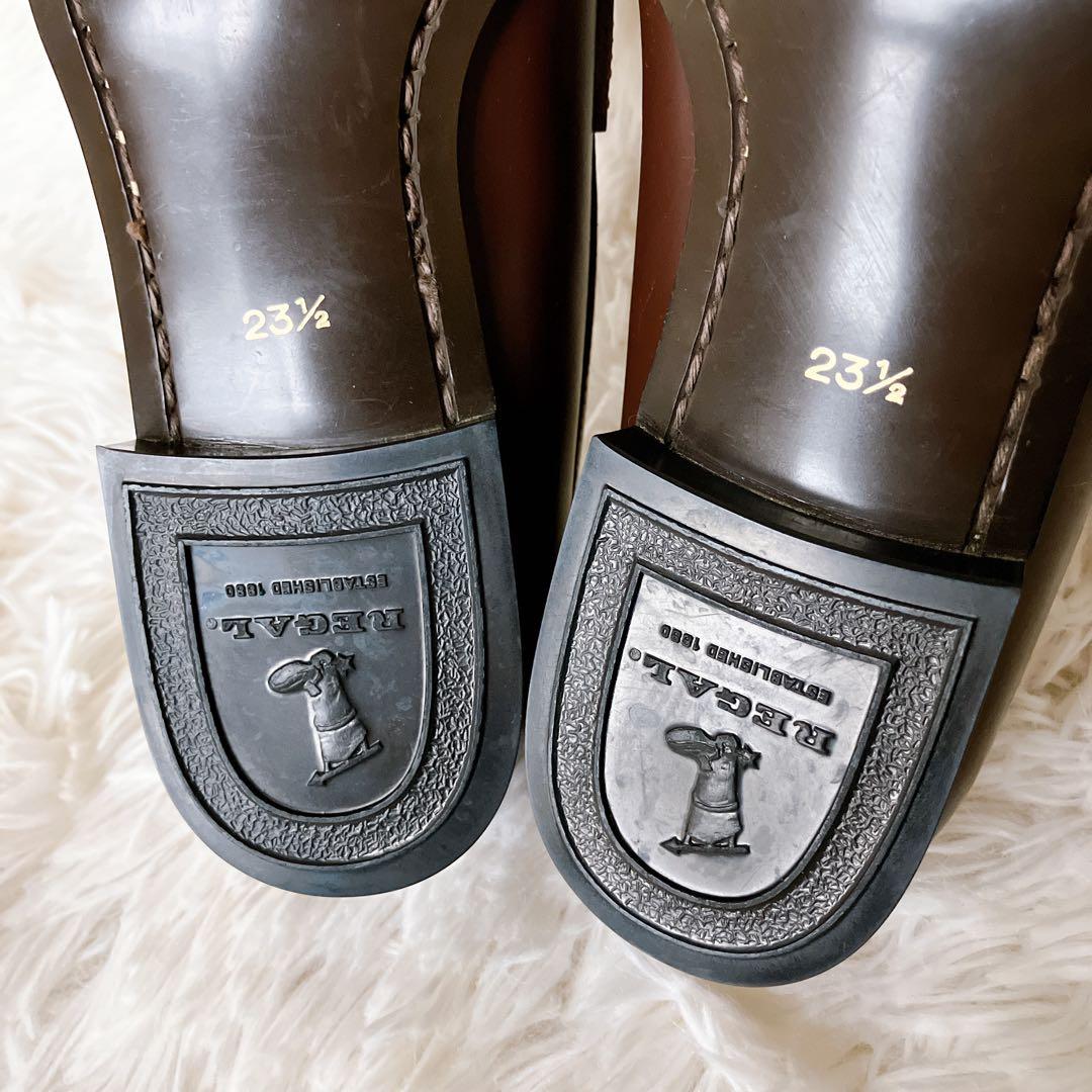 REGAL リーガル ローファー フレキシブル ブラウン23.5cm