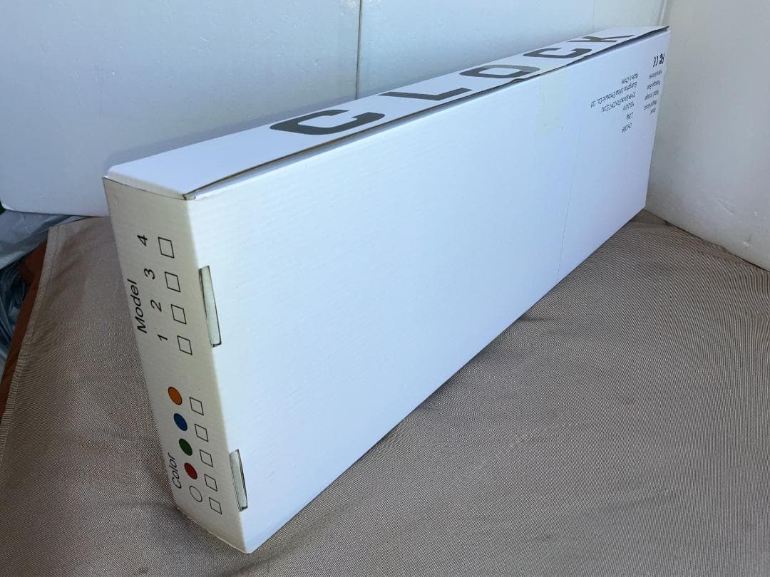 ★未開封品★CHKOSDA 27インチ両面デジタル壁掛け時計（レッド）