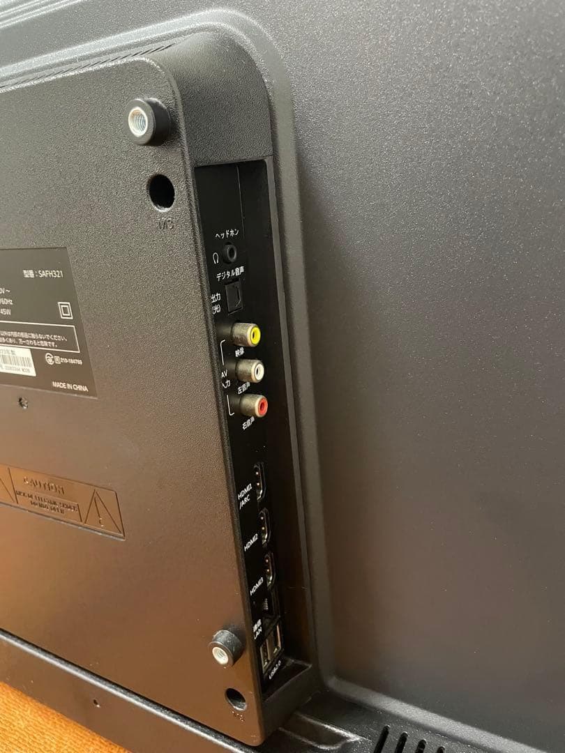 ORIONス 2023年製 マートテレビ SAFH321 チューナーレス