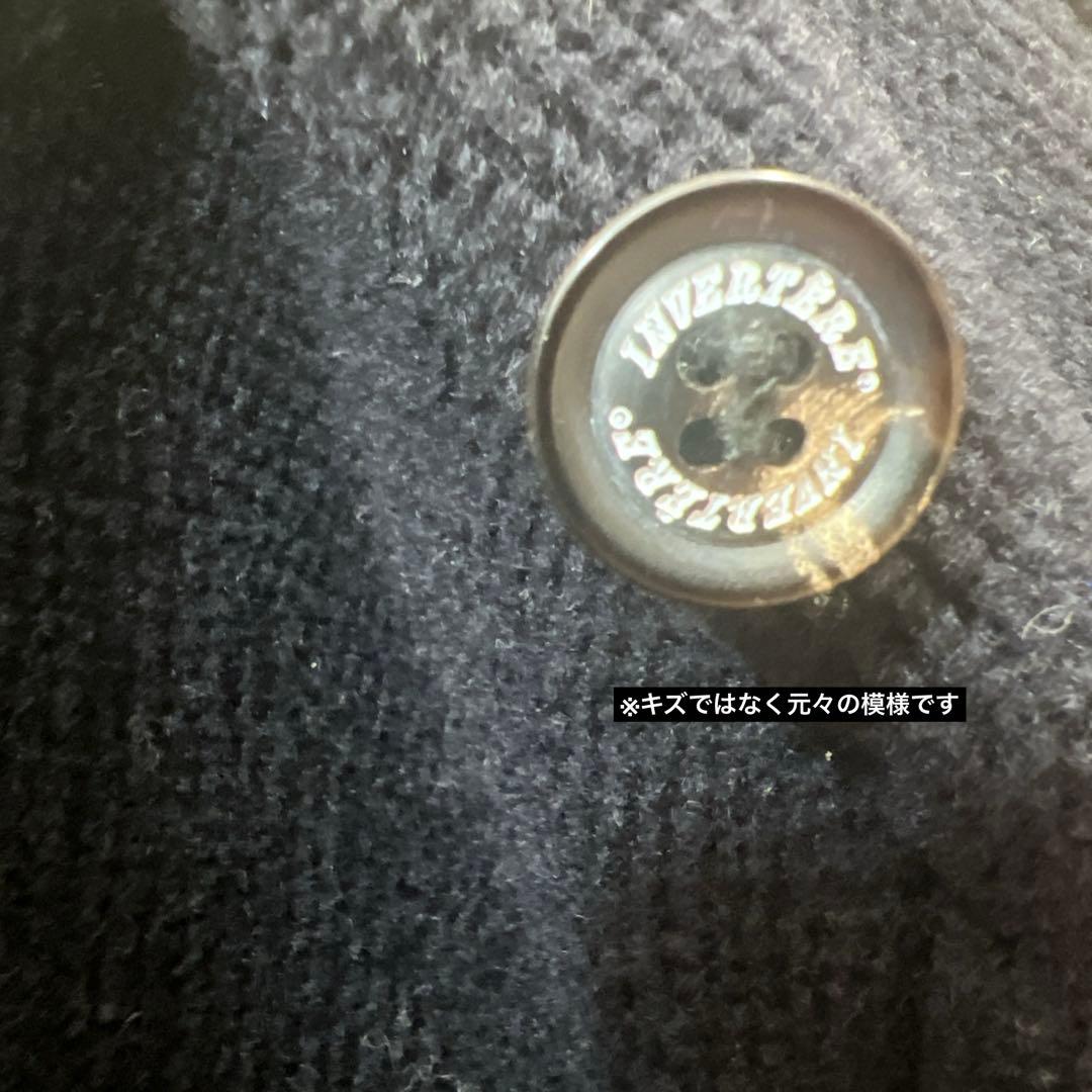 INVERTERE ネイビー　紺色　大人ダッフルコート フード付き