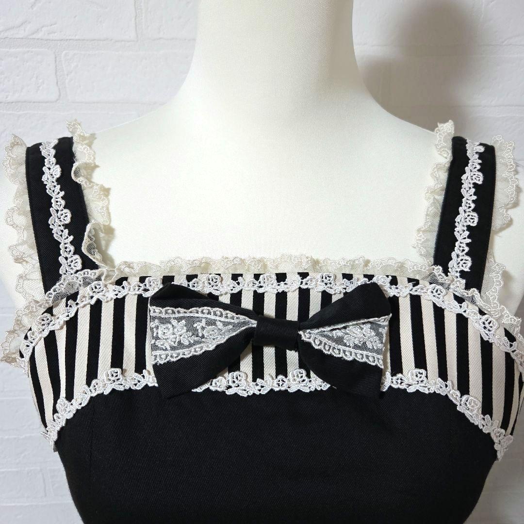 【InnocentWorld　イノセントワールド】 ワンピース　リボン　黒白