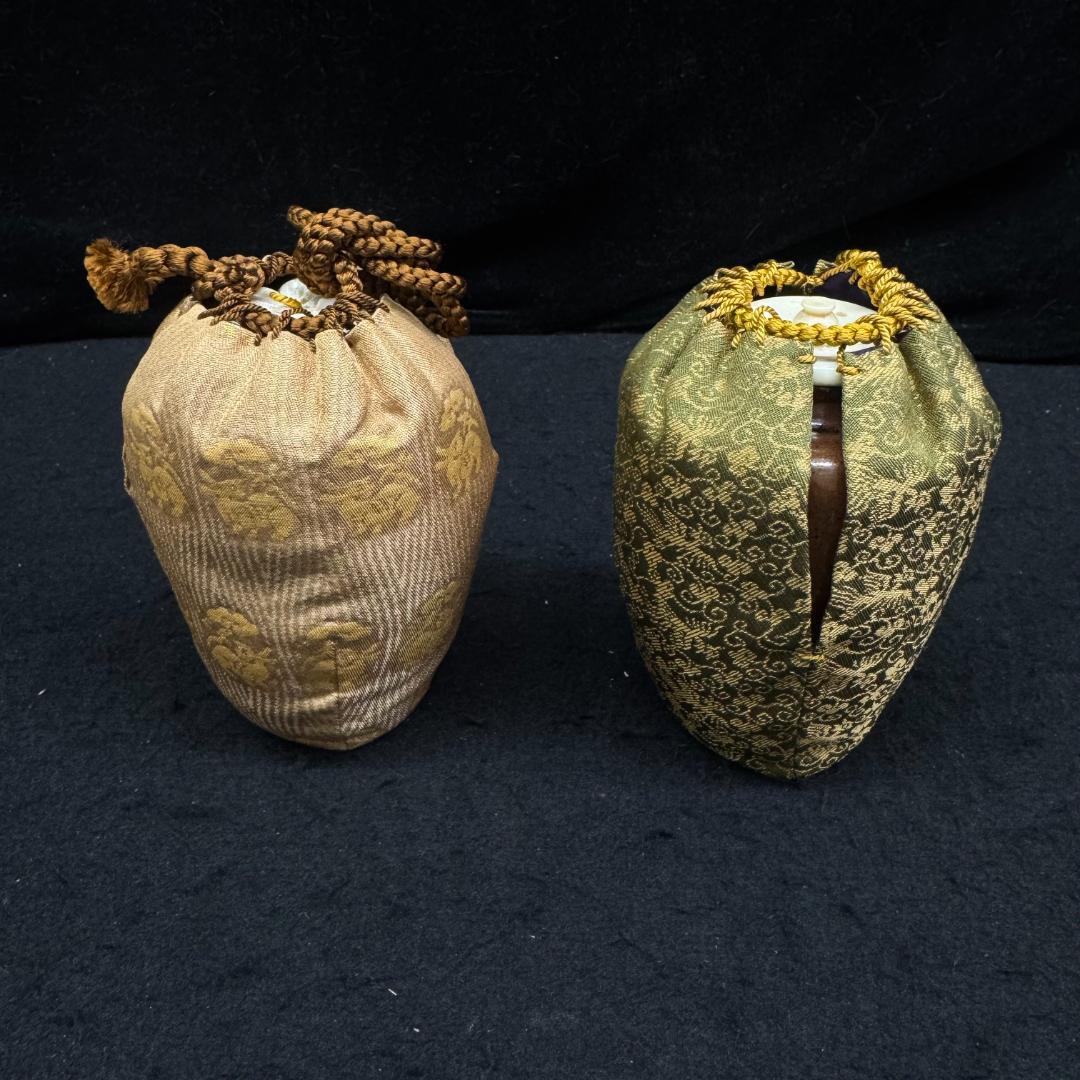 加藤弥右衛門 瀬戸 肩付茶入 共箱