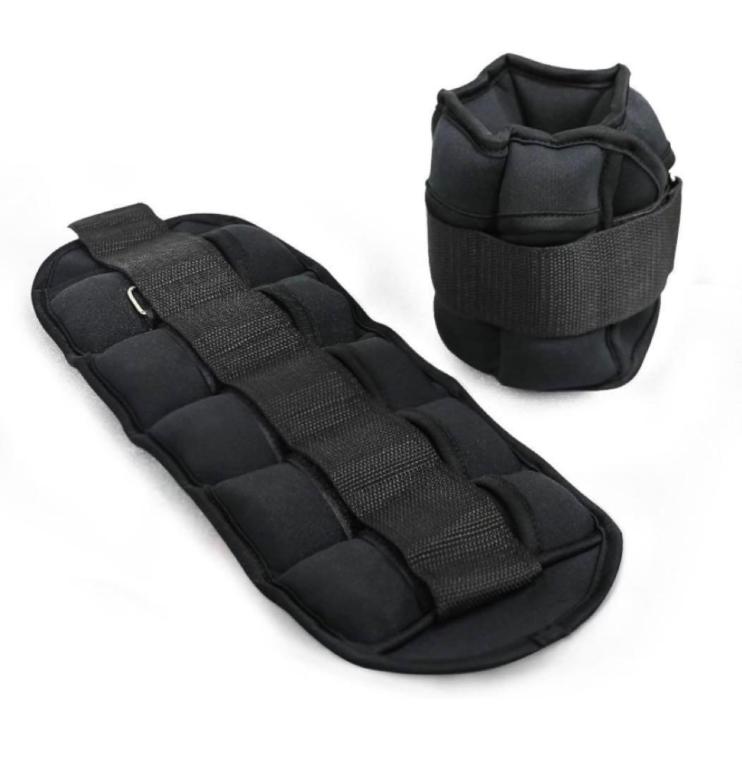 アンクルウェイト 調節可能 1~10ポンド 2個パック 筋トレ道具 尻トレ道具