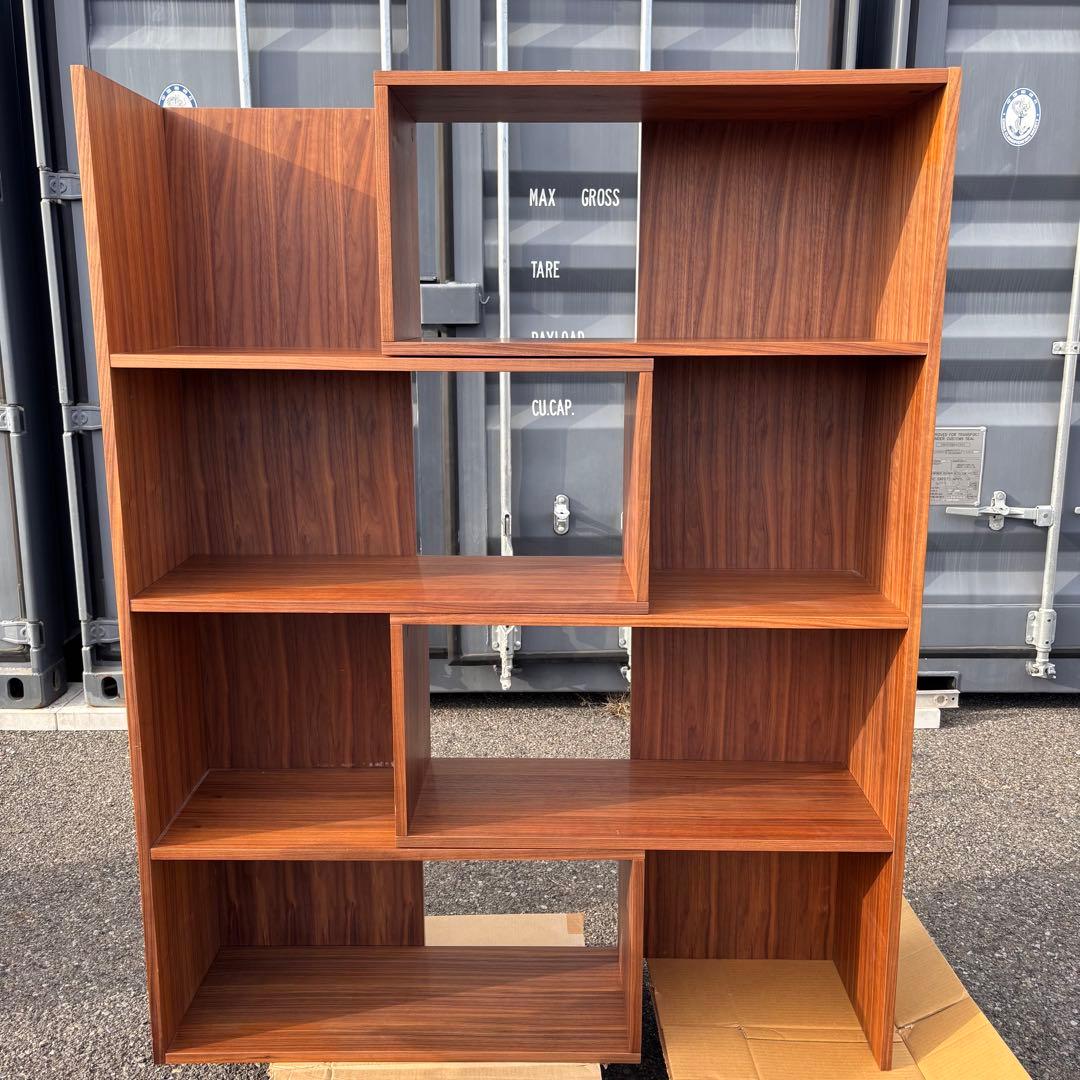 モーダエンカーサ ? フレキシブル ブックケース ウォールナット 本棚 家具