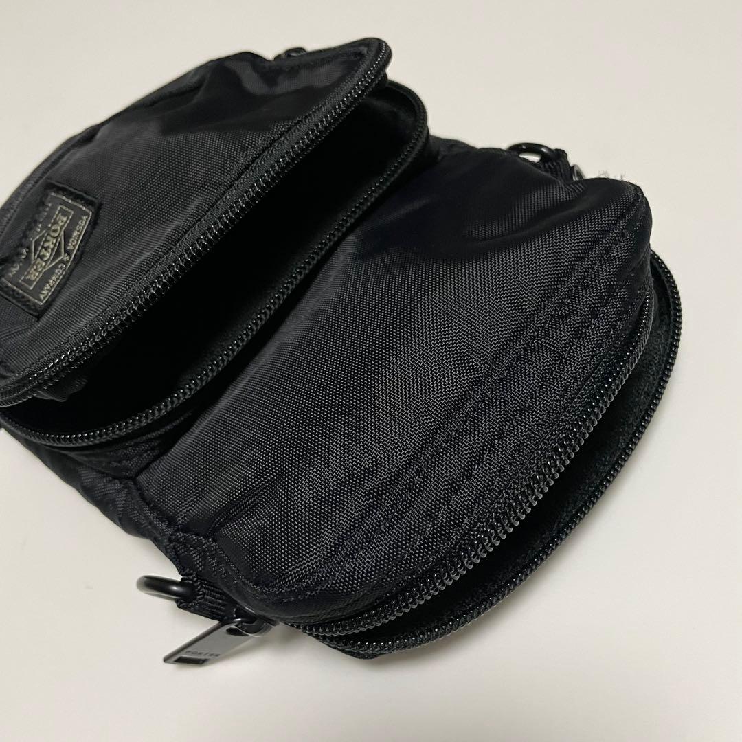 未使用に近い　ポーター フラッシュ　FLASH ショルダーバッグ　ブラック