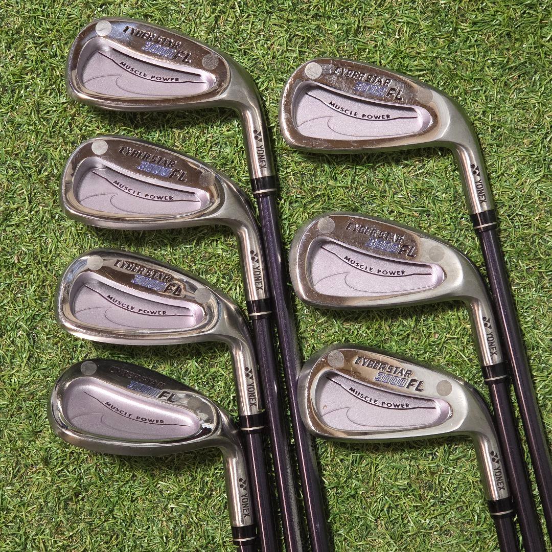 YONEX CYBER STAR 3000 FL レディース アイアンセット7本